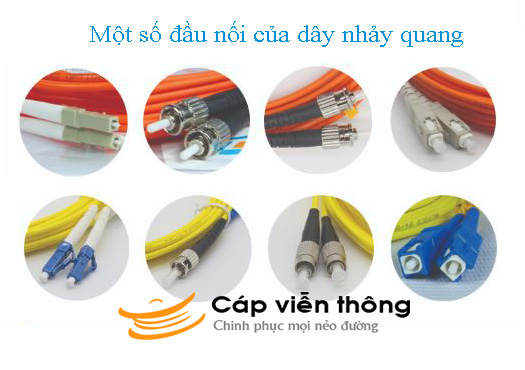 TÌM HIỂU VỀ CÁC LOẠI ĐẦU NỐI CỦA DÂY NHẢY QUANG