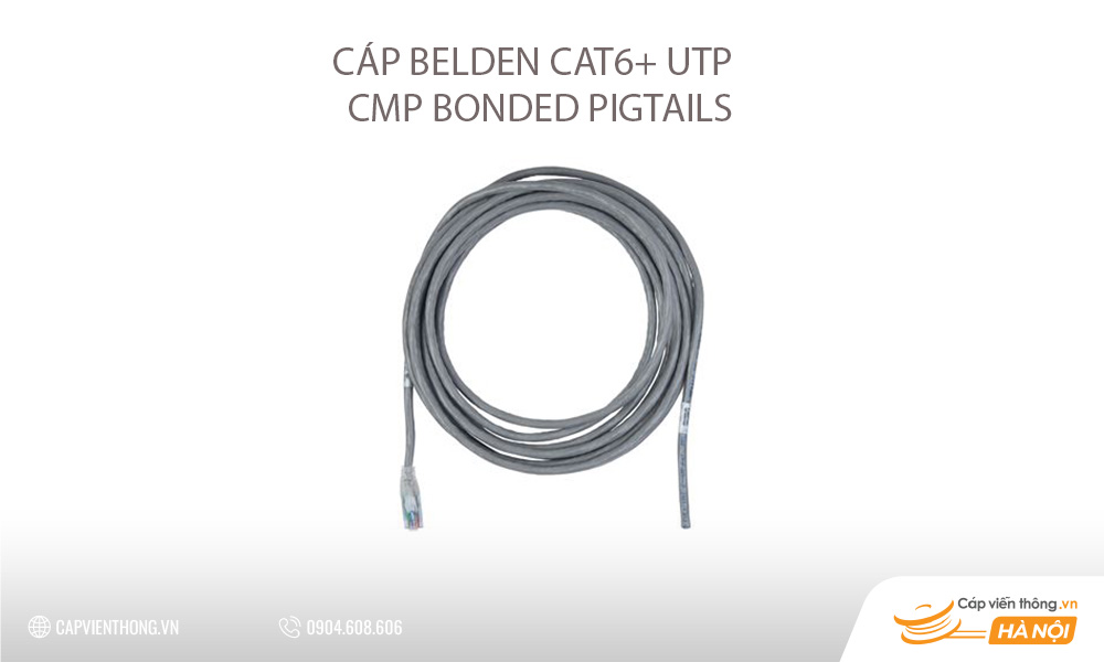 Cáp UTP Belden Cat6+ CMP Bonded Pigtails