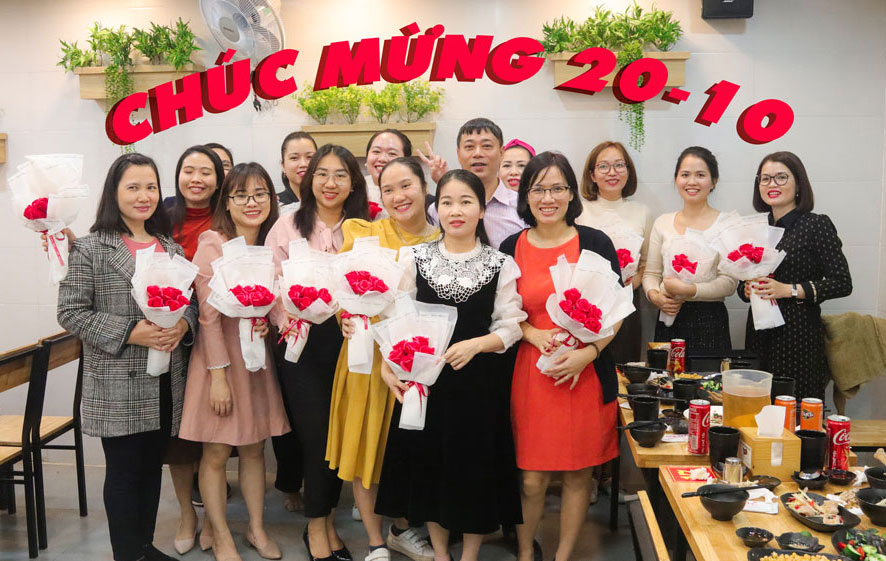 Cáp viễn thông Hà Nội chúc mừng ngày Phụ nữ Việt Nam 20-10