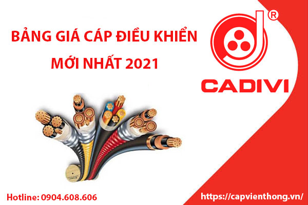 Bảng báo giá cáp điều khiển Cadivi mới nhất 2021