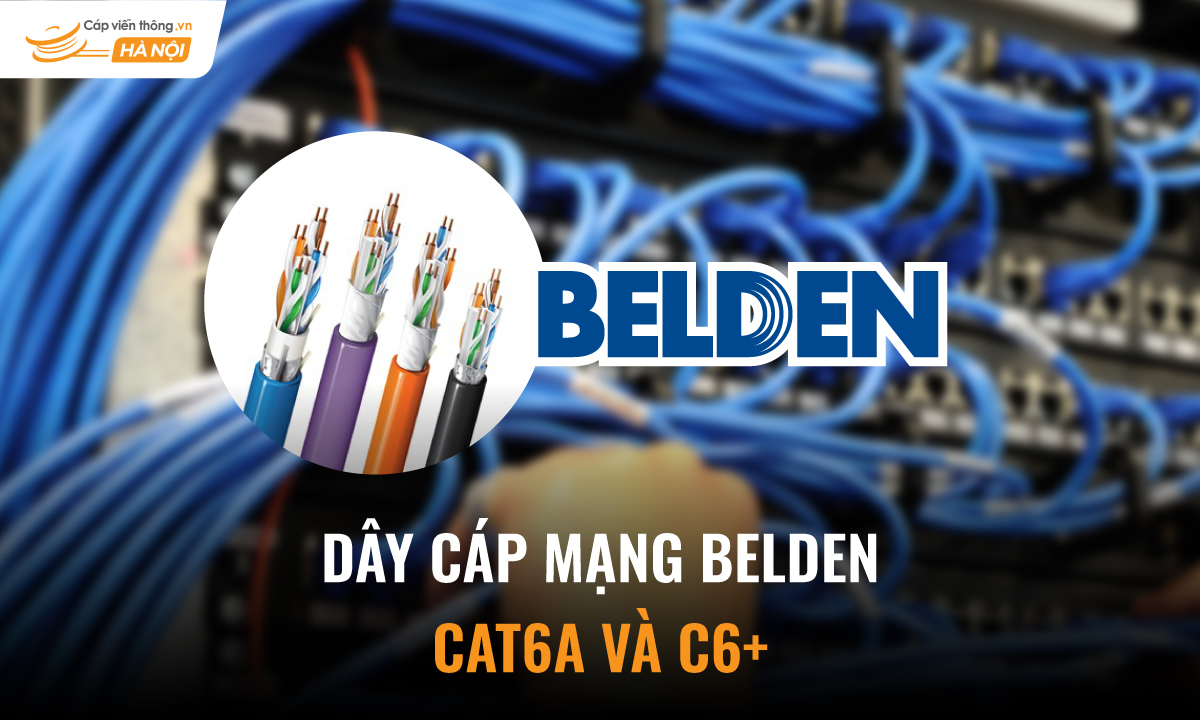 Dây cáp mạng Belden cat6a và c6+