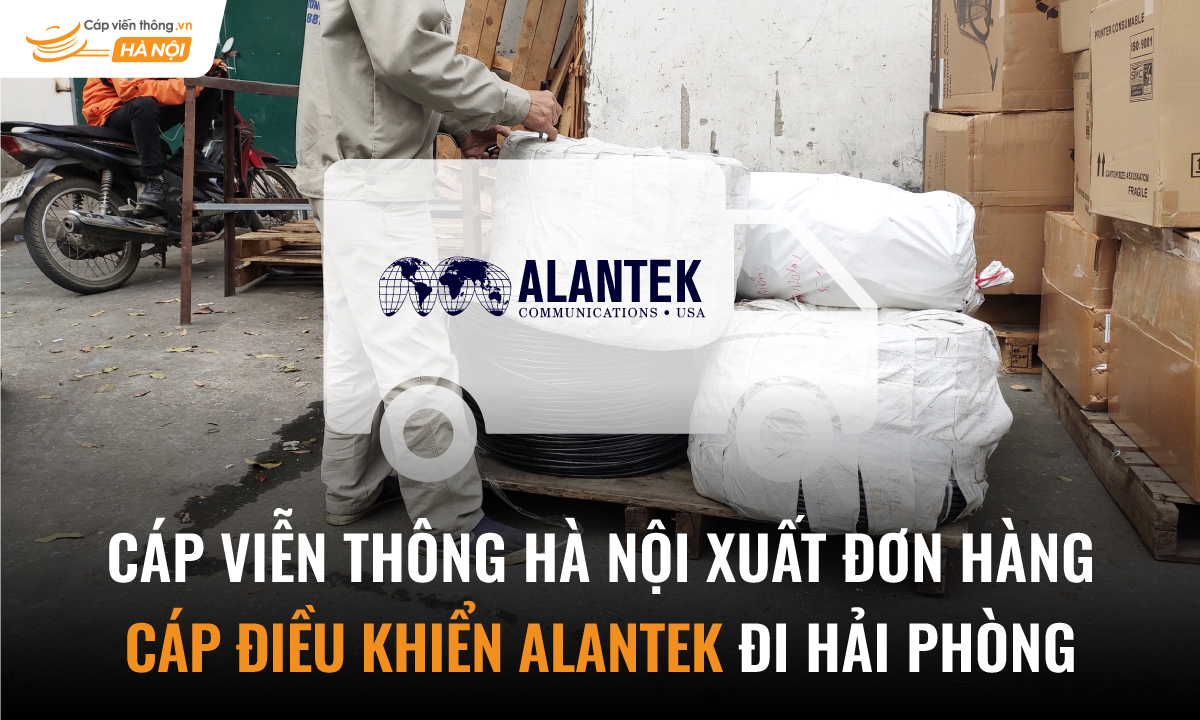 xuất kho đơn hàng Cáp điều khiển Alantek