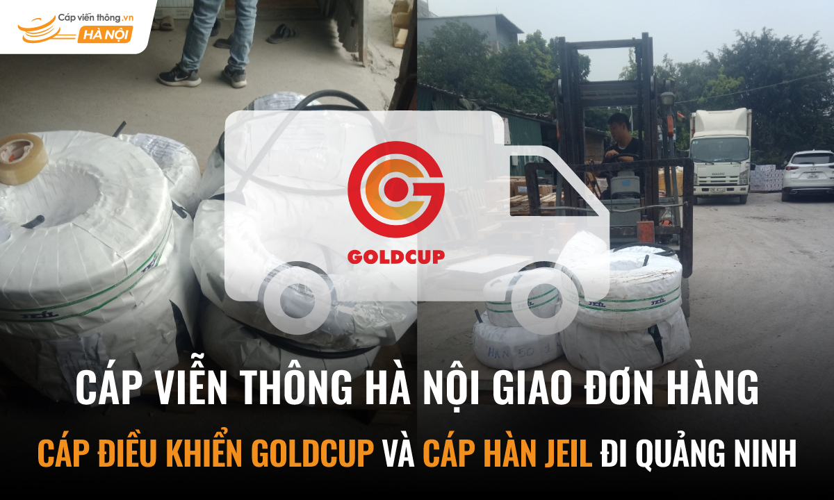 Cáp điều khiển Goldcup và cáp hàn Jeil