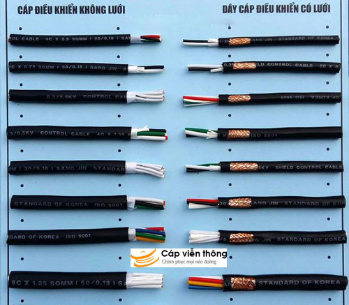 Cáp điều khiển nào phổ biến nhất trên thị trường hiện nay