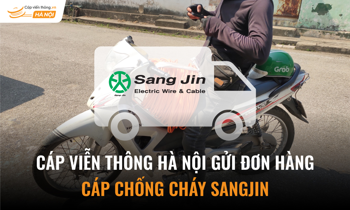 CVTHN gửi đơn hàng cáp chống cháy Sangjin