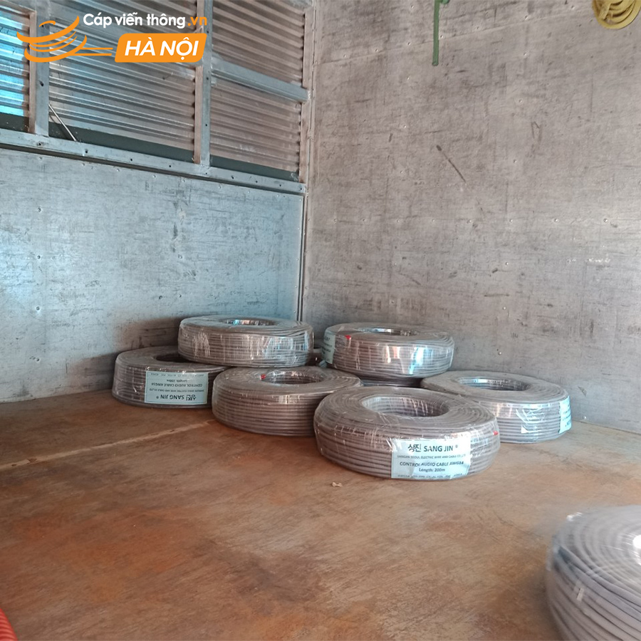 Đơn hàng cáp âm thanh 14AWG 1 pair Sangjin, ống HDPE 40/30 dự án Resort Sao Mai - Thanh Hóa