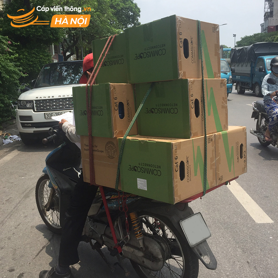 Cáp mạng Cat6 Commscope giao công trình Bắc Ninh