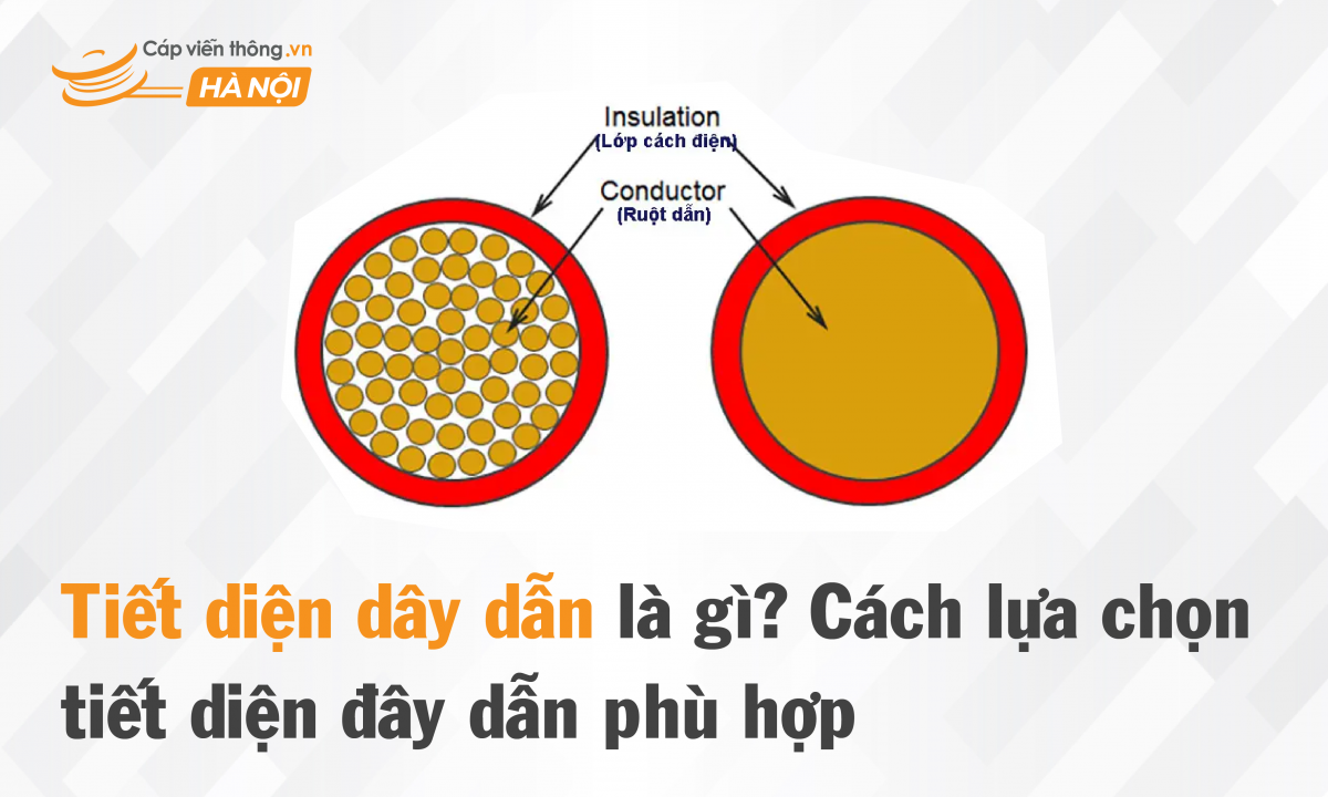 Tiết diện dây dẫn là gì? Cách lựa chọn tiết diện dây dẫn phù hợp