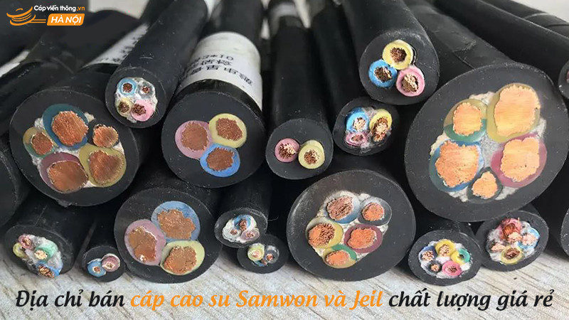Địa chỉ bán cáp cao su Samwon và Jeil chất lượng giá rẻ