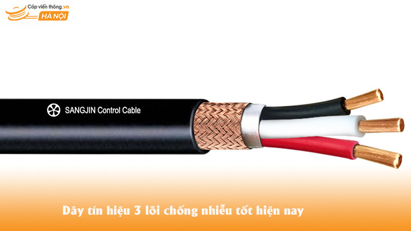 Dây tín hiệu 3 lõi chống nhiễu tốt hiện nay