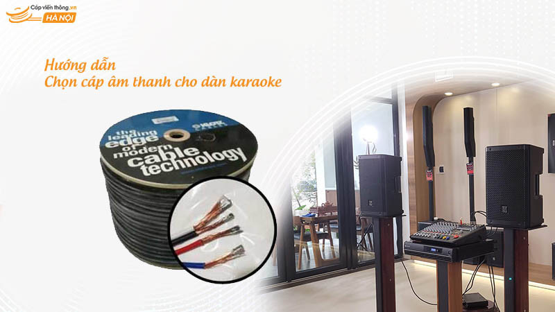 Hướng dẫn chọn cáp âm thanh cho dàn karaoke tốt nhất
