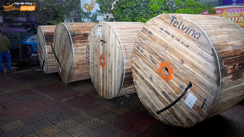 Cáp Viễn Thông Hà Nội giao đơn hàng cáp thông tin Telvina