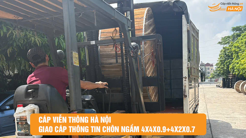 Cáp Viễn Thông Hà Nội cung cấp cáp thông tin chôn ngầm 4x4x0.9+4x2x0.7