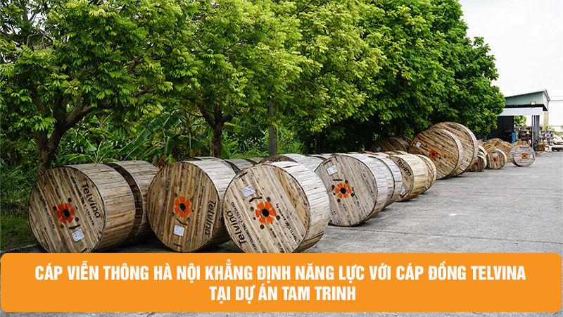 Cáp Viễn Thông Hà Nội khẳng định năng lực với cáp đồng Telvina tại dự án Tam Trinh
