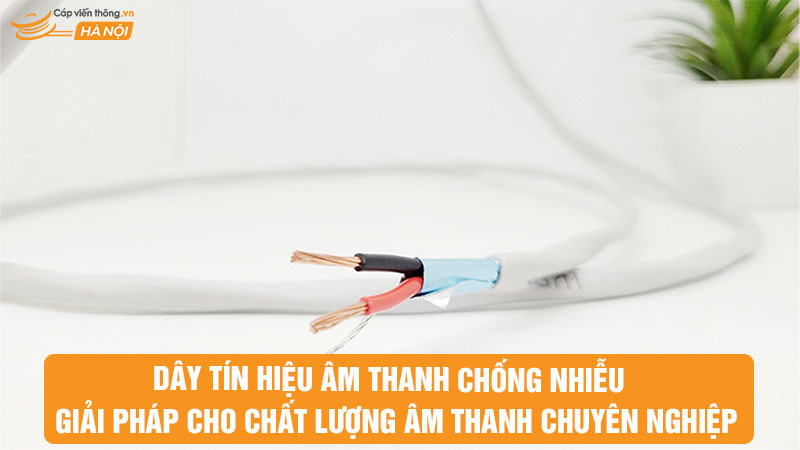 Dây tín hiệu âm thanh chống nhiễu: Giải pháp bắt buộc cho chất lượng âm thanh chuyên nghiệp
