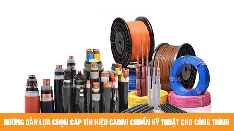 Hướng dẫn lựa chọn cáp tín hiệu Cadivi chuẩn kỹ thuật cho công trình
