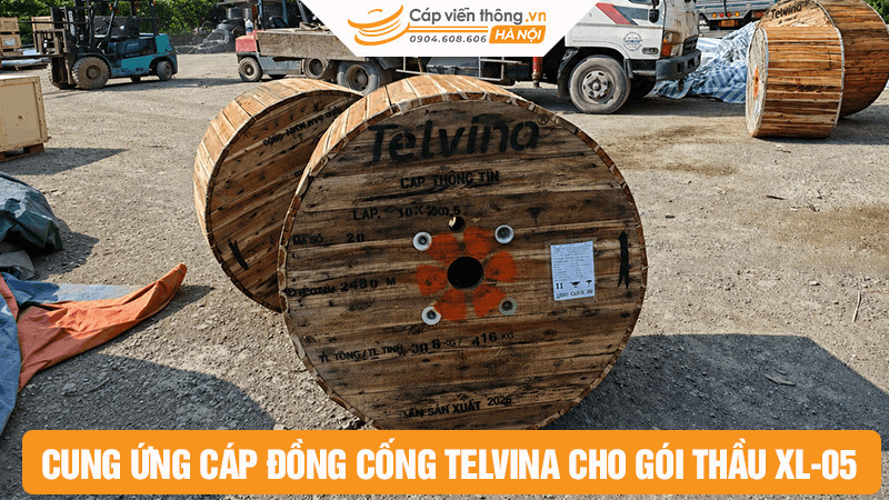 Cung ứng cáp đồng cống Telvina cho Gói thầu XL-05