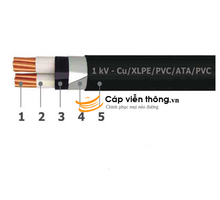 Dây cáp điện Goldcup, Cáp điện kế CEVV-SA 2 x 16