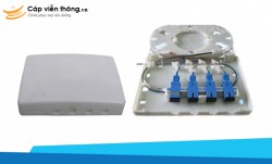 Hộp phối quang 4 core vỏ nhựa chuẩn FC-SC-ST