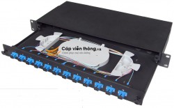 Hộp phối quang ODF 12 core rack 19 inch cố định