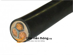 Cáp bọc cao su Goldcup 3x4