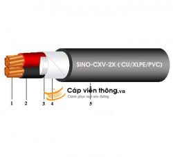 Dây cáp điện Sino, Cáp treo CXV 2x50