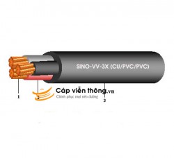 Dây cáp điện Sino, Cáp treo hạ thế VV 3x10