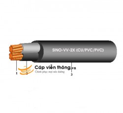 Dây cáp điện Sino, Cáp treo hạ thế VV 2x95