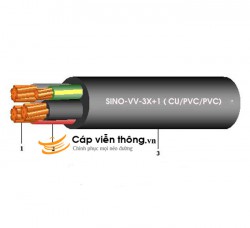 Dây cáp điện Sino, Cáp treo hạ thế VV 3x70+1x50