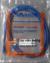 Patch Cord, dây nhảy Alantek 3m Cat5e UTP 3m màu đỏ PN:302-4MU10E-FTRD