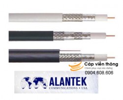 Cáp đồng trục, cáp ăng ten, cáp truyền hình RG6 Alantek (Standard Shield Coaxial)