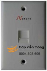 Ổ cắm mạng CAT6 1 cổng RJ45 - NEXANS