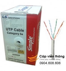 Cáp mạng LS - UTP Cat 5e - 100 MHz