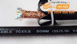 Cáp điều khiển có lưới chống nhiễu SangJin 7C x 0.5 SQmm