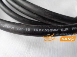 Cáp điều khiển chống nhiễu SangJin 4C x 2.5 SQmm có lưới