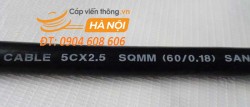 Cáp điều khiển có lưới chống nhiễu SangJin 5C x 2.5 SQmm