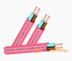 Dây điện đôi mềm dẹt Cadisun VCTFK 2X