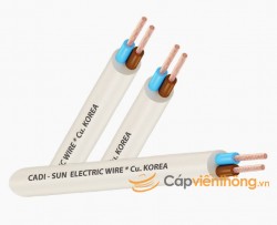 Dây điện mềm tròn 2 ruột Cadisun VCTF 2X