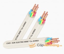 Dây điện mềm tròn 4 ruột Cadisun VCTF 4X