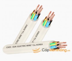 Dây điện mềm tròn 5 ruột Cadisun VCTF 5X