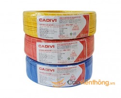 Dây điện đơn cứng ruột đồng Cadivi VC
