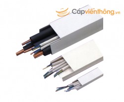 Ống luồn dây điện dẹt có nắp Sino