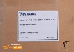 Dây cáp mạng Alantek FTP Patch Cable Cat6 Stranded Blue 301-60FP80-DSBU