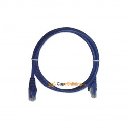 Dây cáp mạng Alantek cat6 UTP Moulded P/cord 10ft, Blue 302-4MU106-FTBU