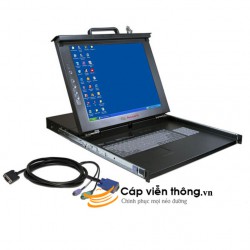 KVM Switch 15" 8 ports Monitor 17"