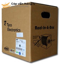 Cáp mạng AMP Cat5e UTP 4 đôi 6 - 219590 2 RJ45