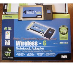 Card PCMCIA WIFI LINKSIS WPC54G