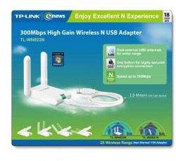 High Gain USB Wifi TL-WN822N 300Mbps