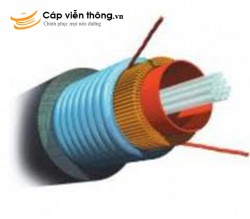 Cáp quang AMP ourdoor Multimode 50/125µm, Armored
