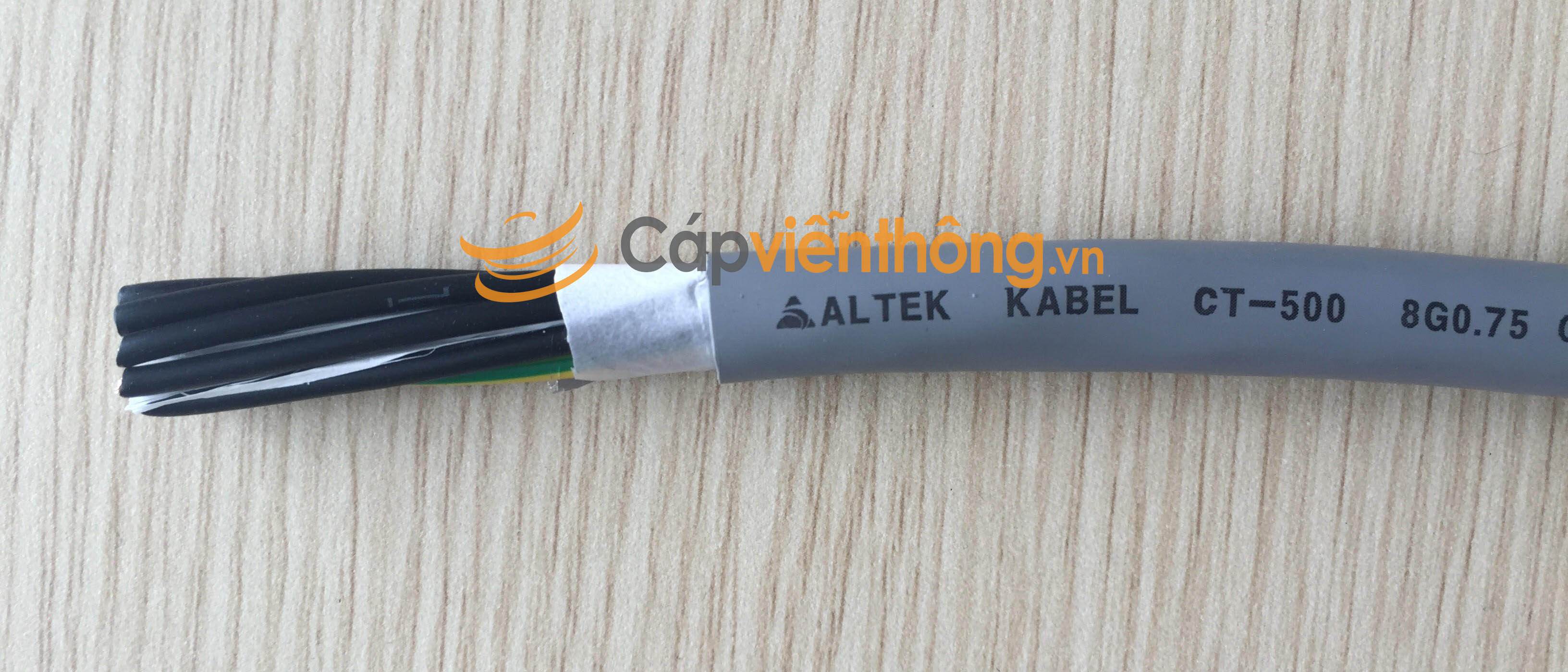 Cáp điều khiển không lưới Altek Kabel CT-10758 8G 0.75QMM